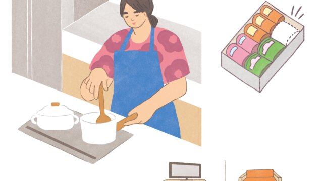女性生活暮らし挿絵雑誌
