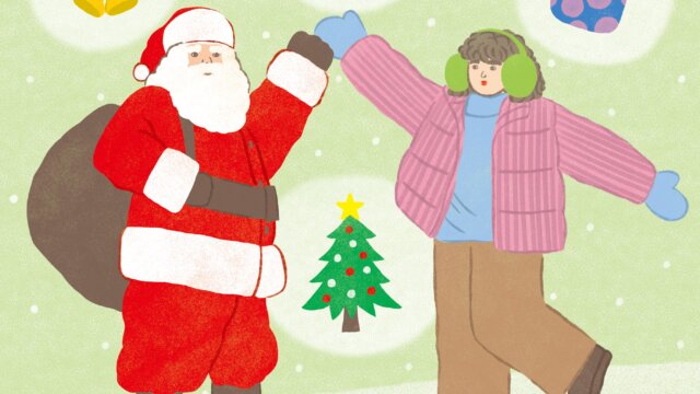 クリスマス女性サンタクロース冬