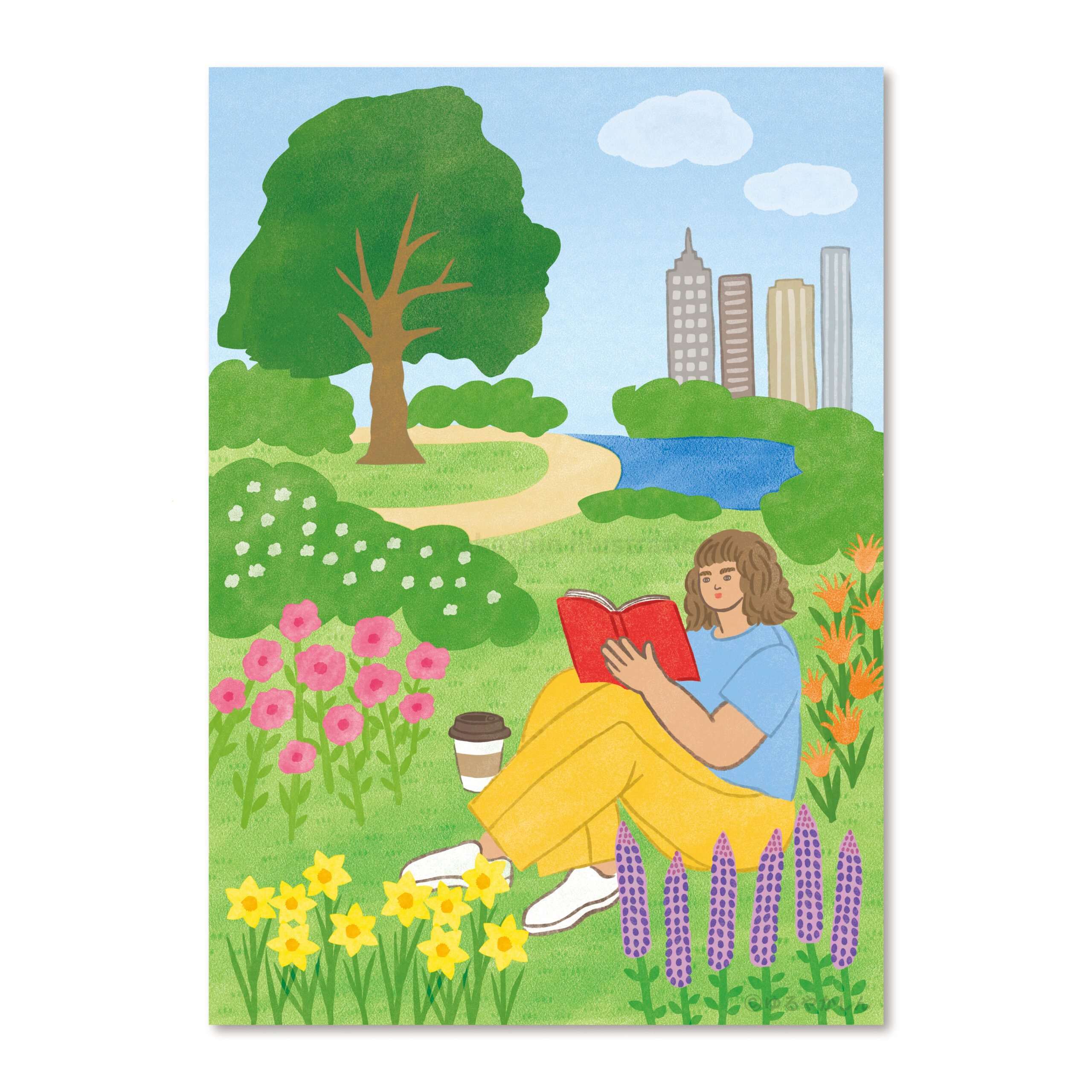 女性自然公園花本挿絵